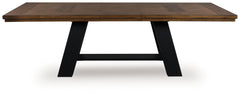 Greddinton - Dining Extension Table - Brown / Black