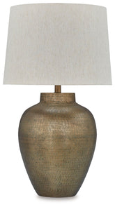 Madney - Metal Table Lamp - Antique Gold Finish