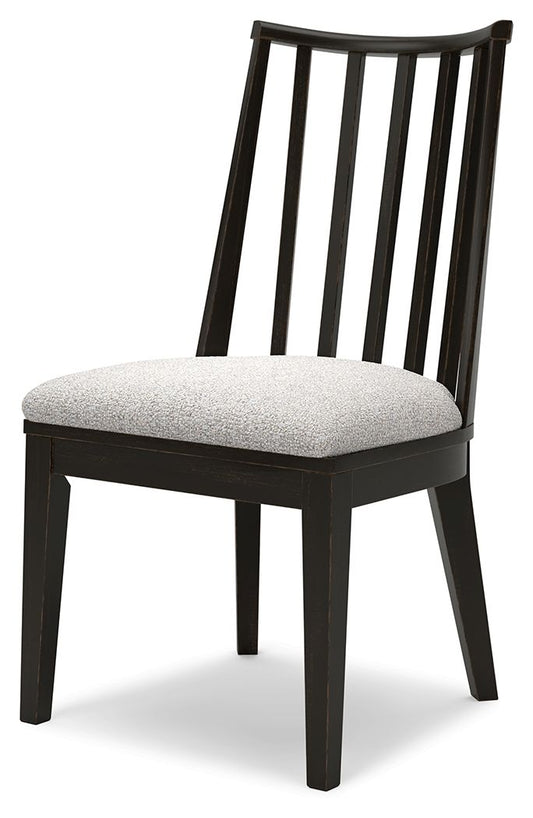 Galliden - Dining Upholstered Side Chair (Set of 2) - Black