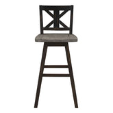 Amsonia - 29" Swivel X-Back Pub Height Chair (Set of 2)