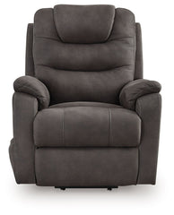 Snowfield - Power Lift Recliner - Gunmetal