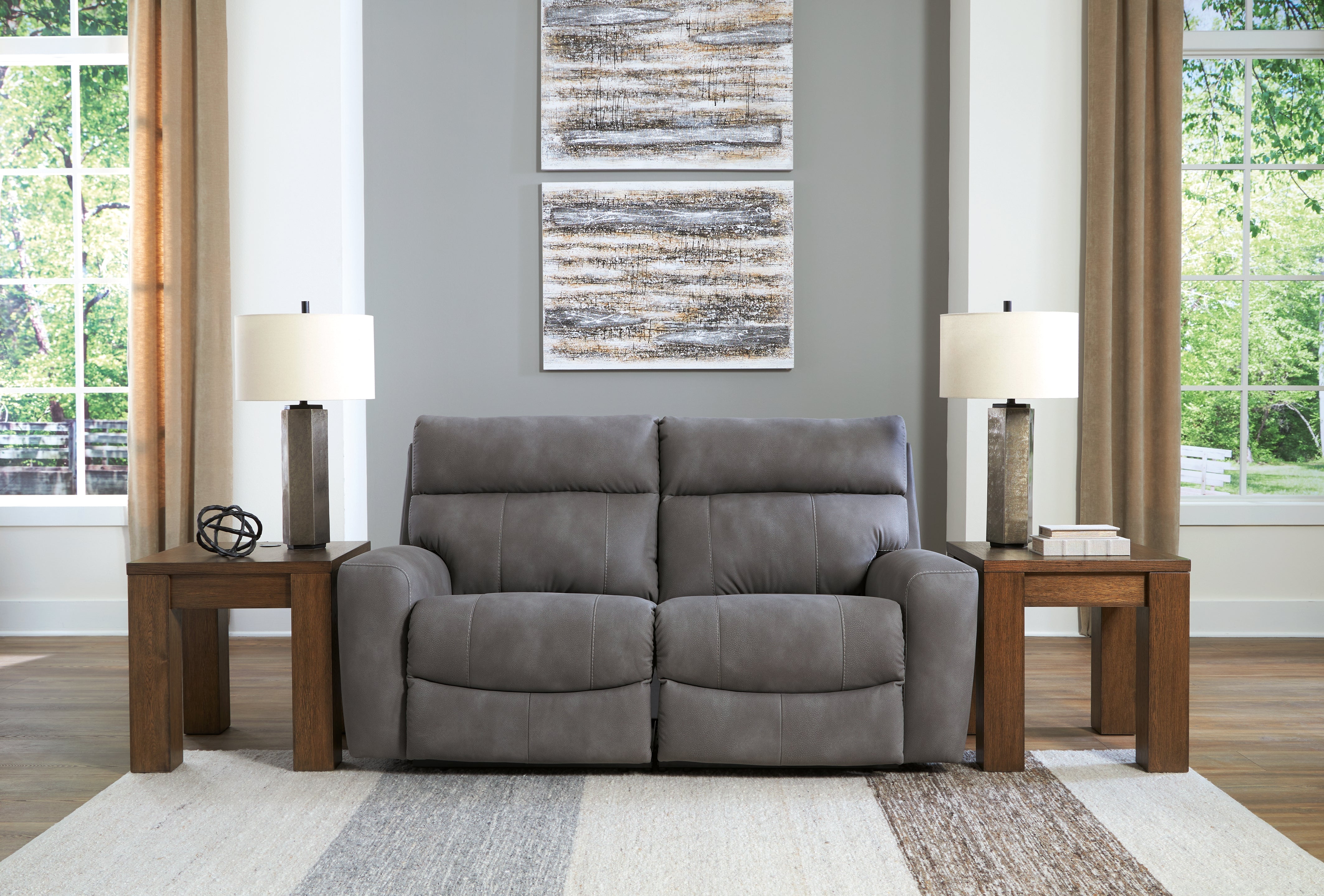 Furniture City Laplace - Ashley Furniture - Next-Gen DuraPella 2-Piece Power Reclining Sectional Loveseat - 2-Piece Power Reclining Sectional Loveseat - 61003S1