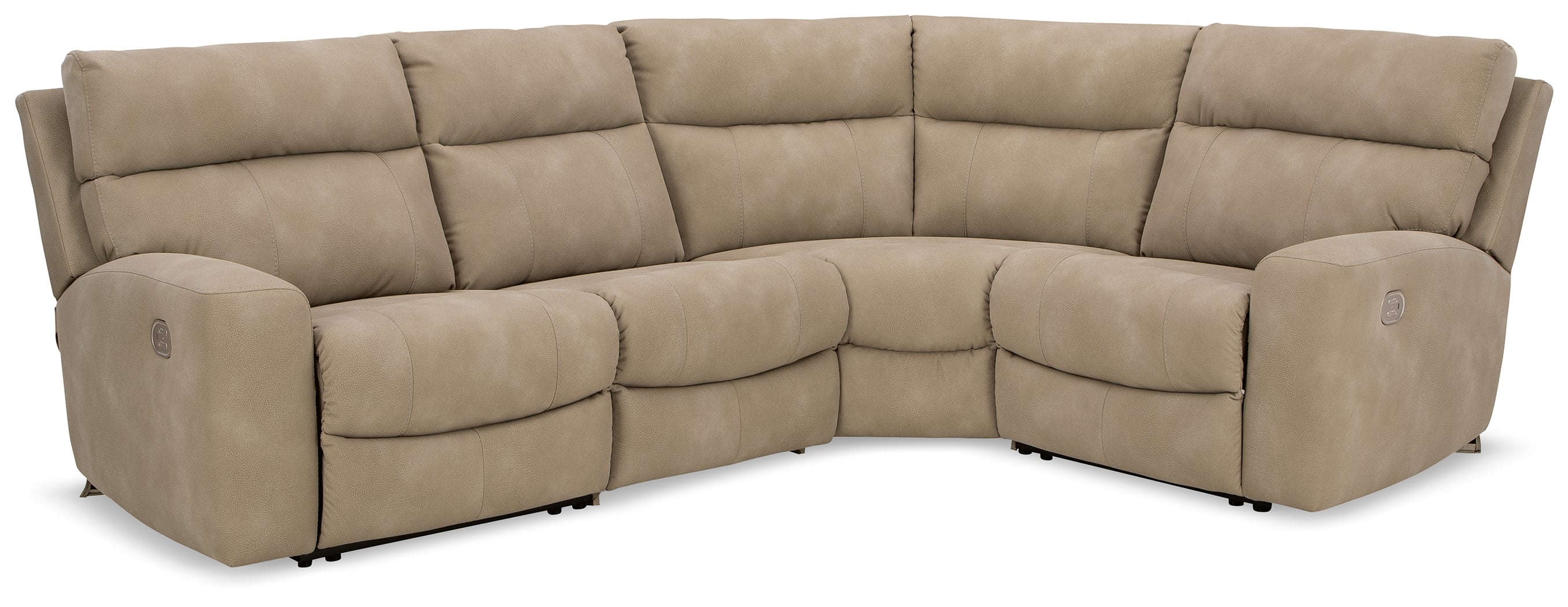 Furniture City Laplace - Ashley Furniture - Next-Gen DuraPella 4-Piece Power Reclining Sectional - 4-Piece Power Reclining Sectional - 61004S4