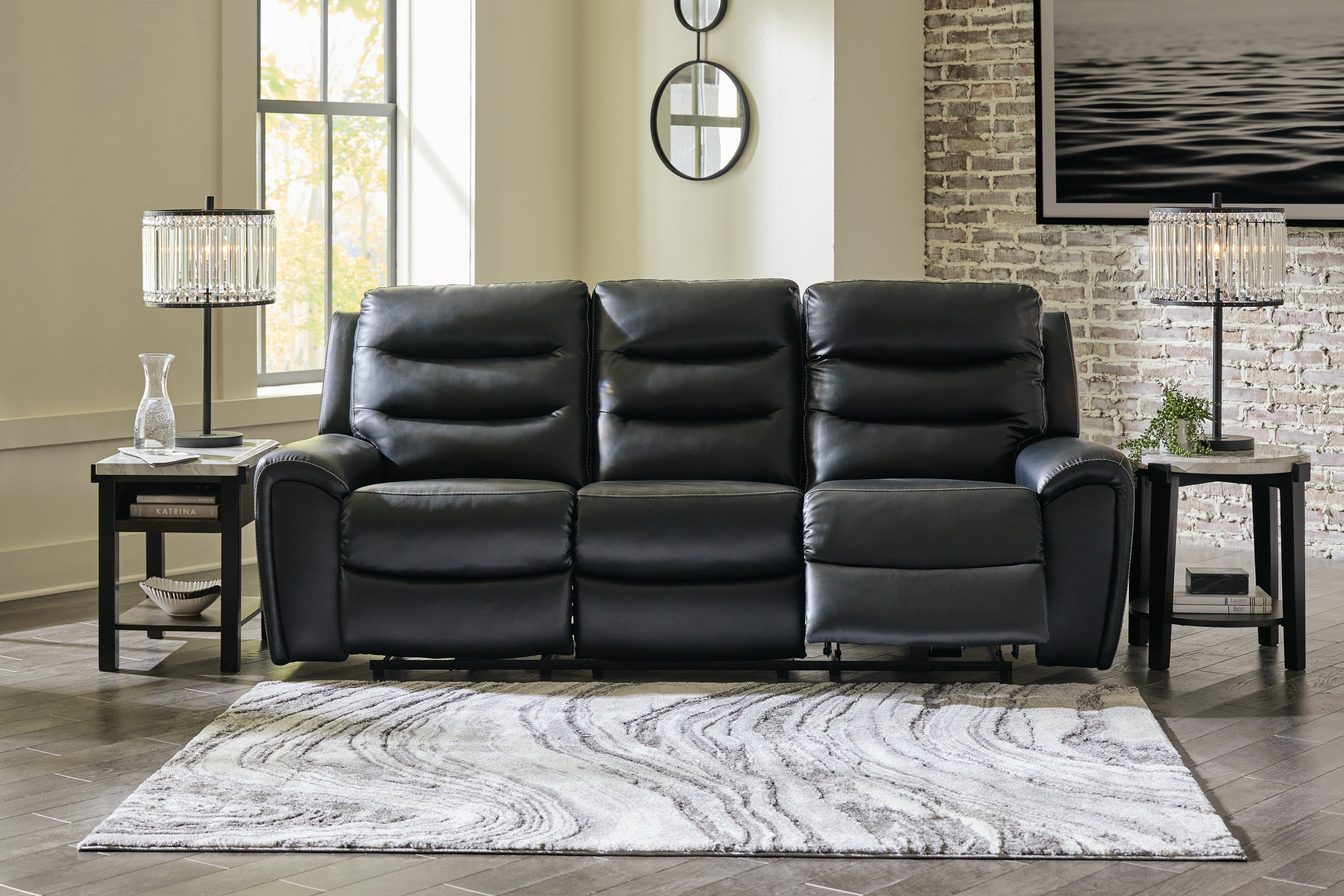 Furniture City Laplace - Ashley Furniture - Warlin Power Reclining Sofa - PWR REC Sofa with ADJ Headrest - 6110515