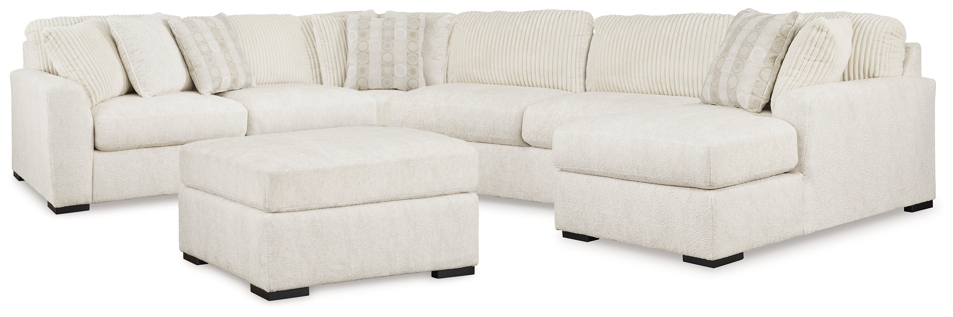 Furniture City Laplace - Ashley Furniture - Chessington 4-Piece Sectional and Oversized Accent Ottoman - 4-Piece Sectional and Oversized Accent Ottoman - 61904U1