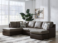 Furniture City Laplace - Ashley Furniture - Castille Way 2-Piece Sectional with Chaise - RAF 2-Piece Sectional with Chaise / Fossil - PC62703S1