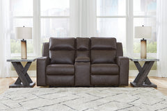 Furniture City Laplace - Ashley Furniture - Lavenhorne Reclining Loveseat with Console - DBL Rec Loveseat w/Console - 6330694