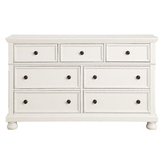 St. Simon - Dresser With Hidden Drawer - White