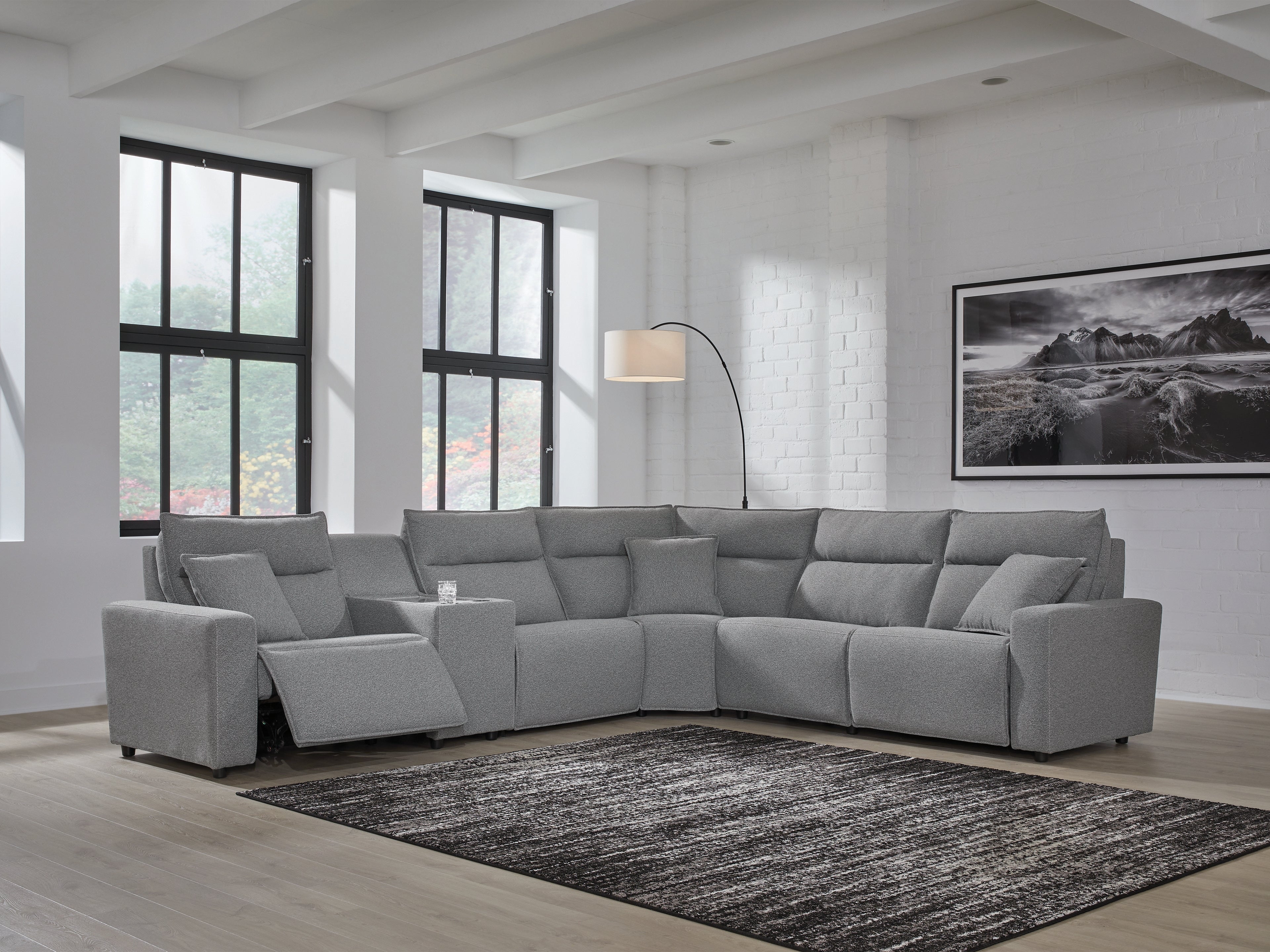 Furniture City Laplace - Ashley Furniture - ModMax II 6-Piece Power Reclining Sectional - 6-Piece Power Reclining Sectional - 65906S10