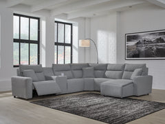 Furniture City Laplace - Ashley Furniture - ModMax II 6-Piece Power Reclining Sectional with Chaise - 6-Piece Power Reclining Sectional with Chaise - 65906S6