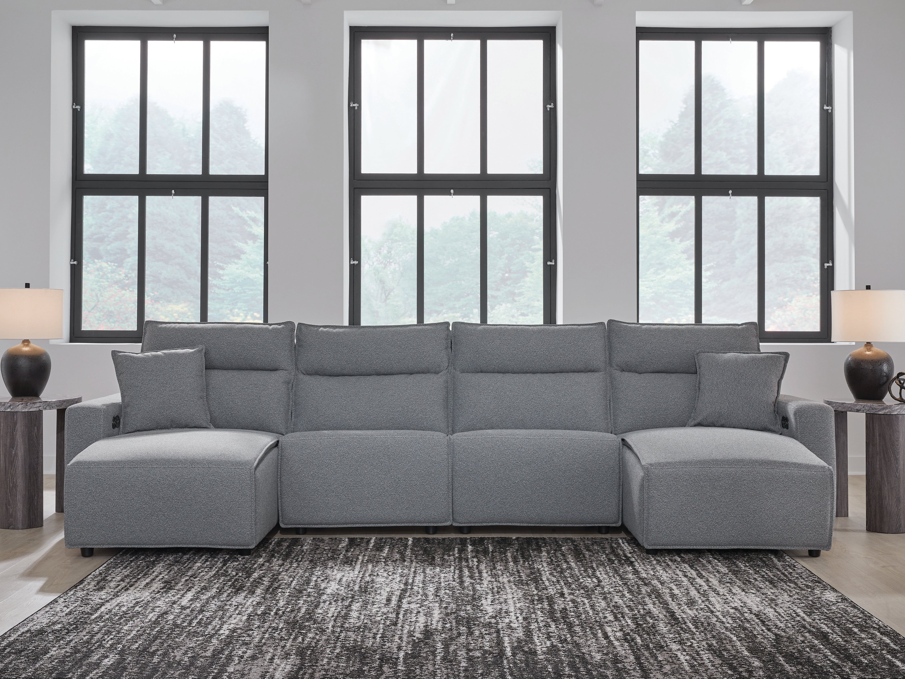 Furniture City Laplace - Ashley Furniture - ModMax II 4-Piece Power Reclining Sectional with Chaise - 4-Piece Power Reclining Sectional with Chaise - 65906S11
