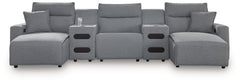 Furniture City Laplace - Ashley Furniture - ModMax II 5-Piece Power Reclining Sectional with Chaise - 5-Piece Power Reclining Sectional with Chaise - 65906S15