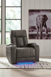 Furniture City Laplace - Ashley Furniture - Feazada Power Recliner - PWR Recliner/ADJ Headrest - 6620513