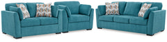 Furniture City Laplace - Ashley Furniture - Keerwick Queen Sofa Sleeper, Loveseat and Oversized Chair - Queen Sofa Sleeper, Loveseat and Oversized Chair - 67507U7