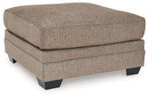 Cannonbrook - Oversized Accent Ottoman - Nutmeg