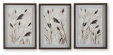 Honslow - Wall Art Set (Set of 3) - Brown / Black / White