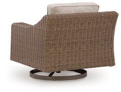 Laguna Heights - Swivel Lounge With Cushion - Beige