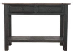Tyler Creek - Sofa Table - Grayish Brown / Black
