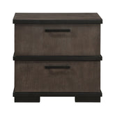 Acworth - Nightstand - Brown / Black