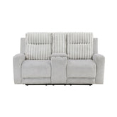 Benton - Double Reclining Loveseat - Light Gray