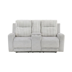 Benton - Double Reclining Loveseat - Light Gray