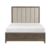 Cambridge - Platform Bed With Footboard Storage