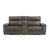 Maroni - Power Double Reclining Loveseat With Center Console And Power Headrests