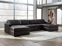 Furniture City Laplace - Ashley Furniture - ModMax II 4-Piece Double Chaise Sectional - RAF 4-Piece Double Chaise Sectional - 74305S19