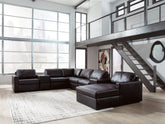 Furniture City Laplace - Ashley Furniture - ModMax II 8-Piece Sectional with Chaise and Storage Consoles - RAF 8-Piece Sectional with Chaise and Storage Consoles - 74305S42