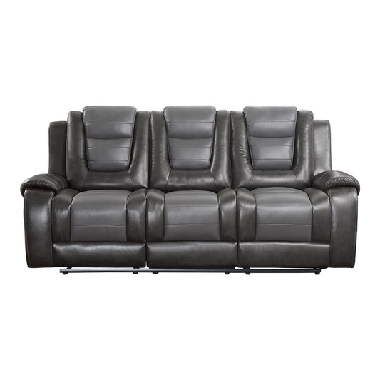 Briscoe - Double Reclining Sofa With Center Drop-Down Cup Holders