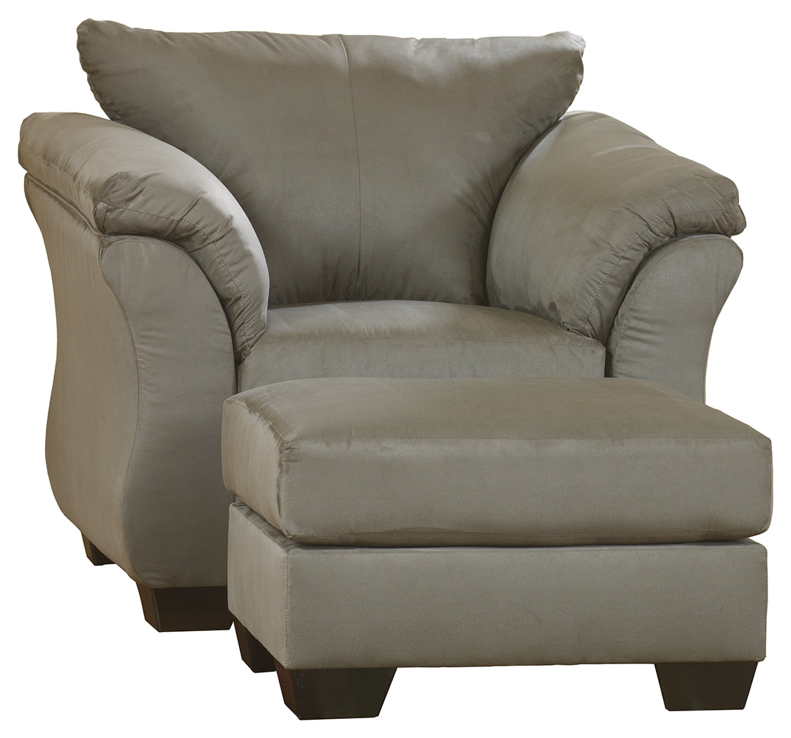 Furniture City Laplace - Ashley Furniture - Darcy Chair and Ottoman - Chair and Ottoman - 75005U7