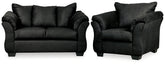 Furniture City Laplace - Ashley Furniture - Darcy Loveseat and Chair - Loveseat and Chair - 75008U14