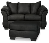 Furniture City Laplace - Ashley Furniture - Darcy Loveseat and Ottoman - Loveseat and Ottoman - 75008U6