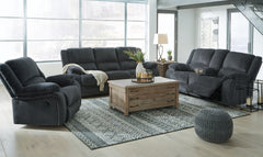 Furniture City Laplace - Ashley Furniture - Draycoll Reclining Sofa, Loveseat and Recliner - Reclining Sofa, Loveseat and Recliner - 76504U4