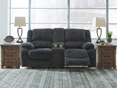 Furniture City Laplace - Ashley Furniture - Draycoll Reclining Loveseat with Console - DBL Rec Loveseat w/Console - 7650494