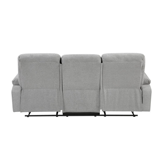 Jules - Double Reclining Sofa - Gray