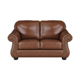 Attleboro - Loveseat - Camel Brown