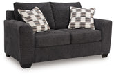 Loreo - Loveseat - Ebony