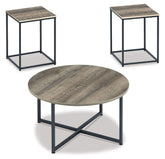 Wadeworth - Occasional Table Set (Set of 3) - Brown / Beige
