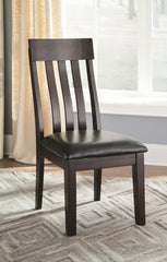 Haddigan - Dining UPH Side Chair (Set of 2) - Dark Brown
