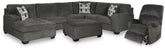 Furniture City Laplace - Ashley Furniture - Ballinasloe 3-Piece Sectional, Recliner and Ottoman - 3-Piece Sectional, Recliner and Ottoman - 80703U2