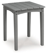 Cove Beach - Square End Table - Gray