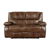 Ellicott - Double Reclining Loveseat - Brown