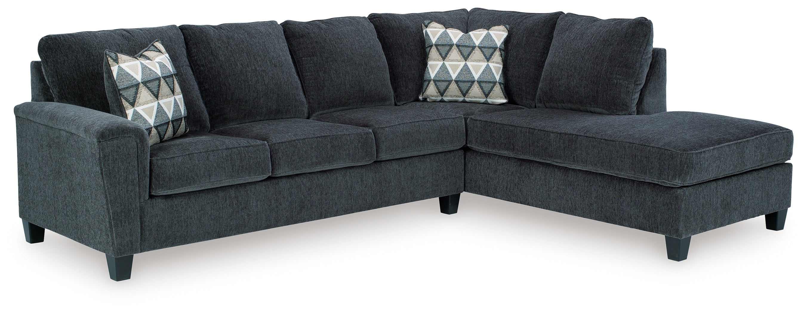 Furniture City Laplace - Ashley Furniture - Abinger 2-Piece Sleeper Sectional with Chaise - RAF 2-Piece Sleeper Sectional with Chaise / Smoke - 83905S3
