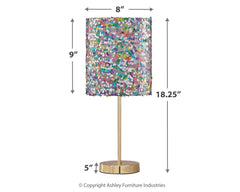Maddy - Metal Table Lamp - Purple