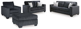 Furniture City Laplace - Ashley Furniture - Altari Queen Sofa Sleeper, Loveseat, Chair and Oversized Ottoman - Queen Sofa Sleeper, Loveseat, Chair and Oversized Ottoman - 87213U12