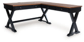 Wildenauer - Home Office Desk And Return - Brown / Black