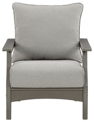 Visola - Lounge Chair w/Cushion (Set of 2) - Gray