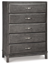 Caitbrook - Five Drawer Chest - Gray