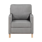 Hampstead - Push Back Reclining Chair - Gray